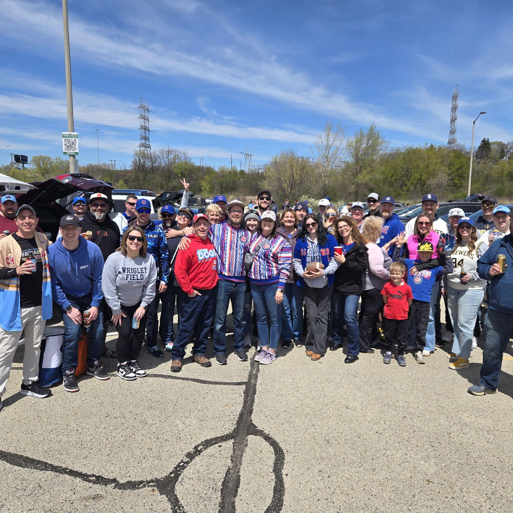When we announced our engagement to family and friends!