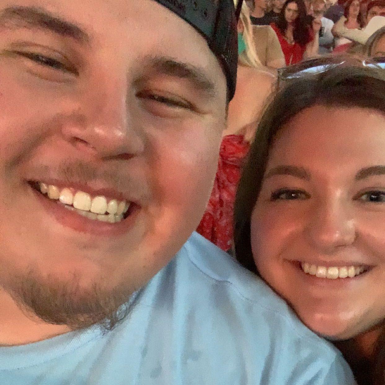 Our first concert together, Morgan Wallen. Andrew said I love you, I said it back :)