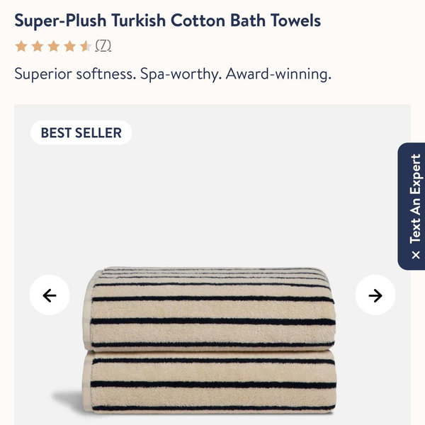 Super-Plush Turkish Cotton Bath Towels