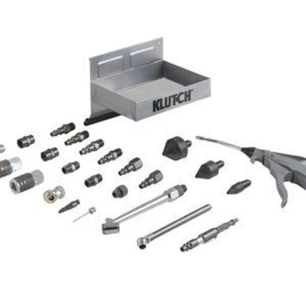 Klutch Professional Air Accessory Kit, 25-Pc.