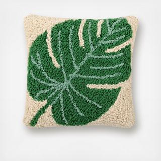 Monstera Throw Pillow