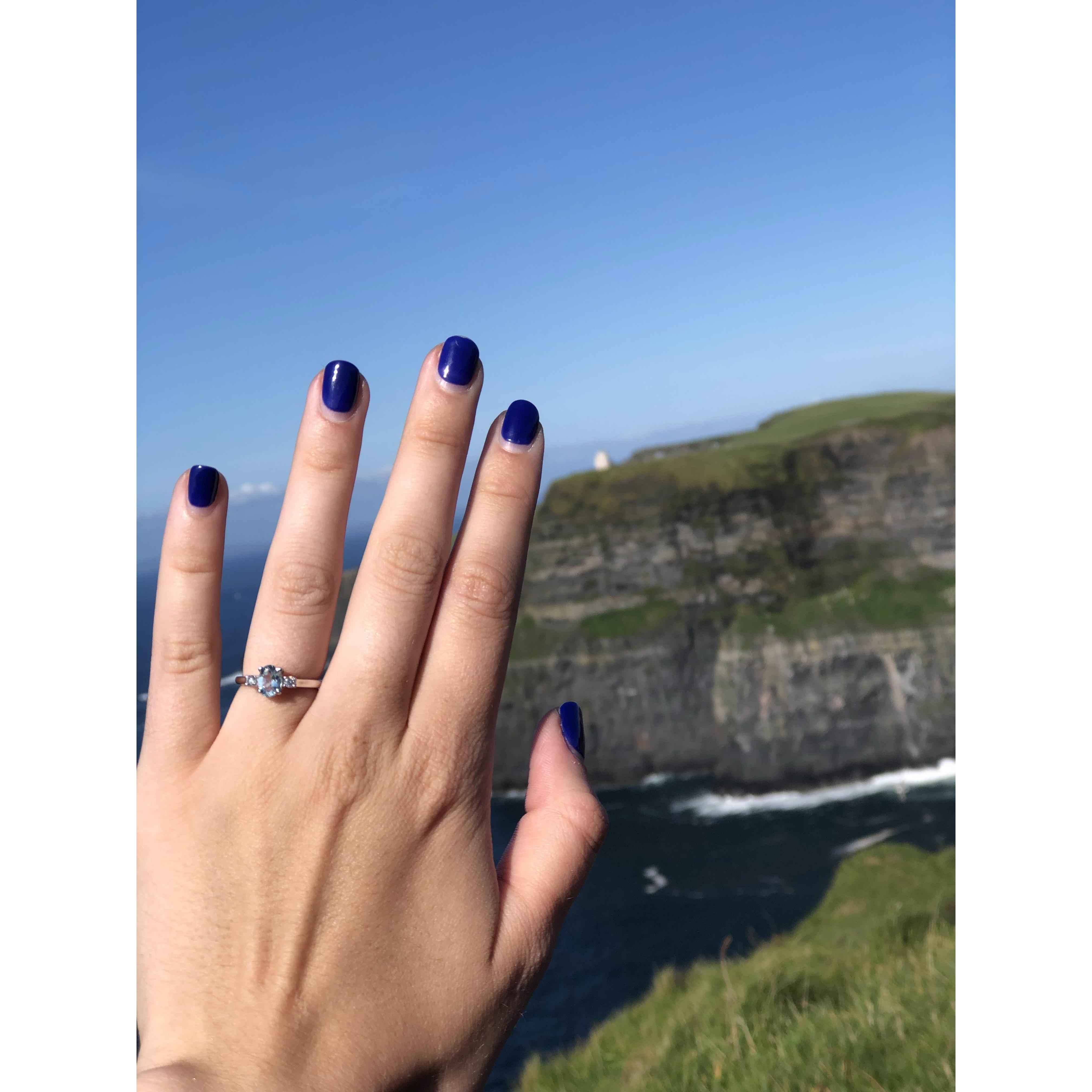 The many beautiful shades of blue that inspired the color scheme for the wedding!