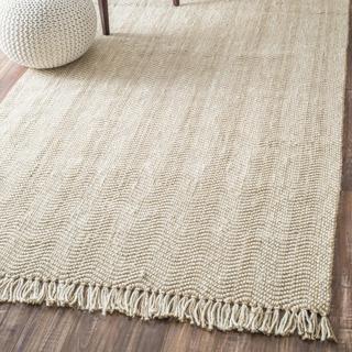 Hand Woven Don Jute Rug with Fringe