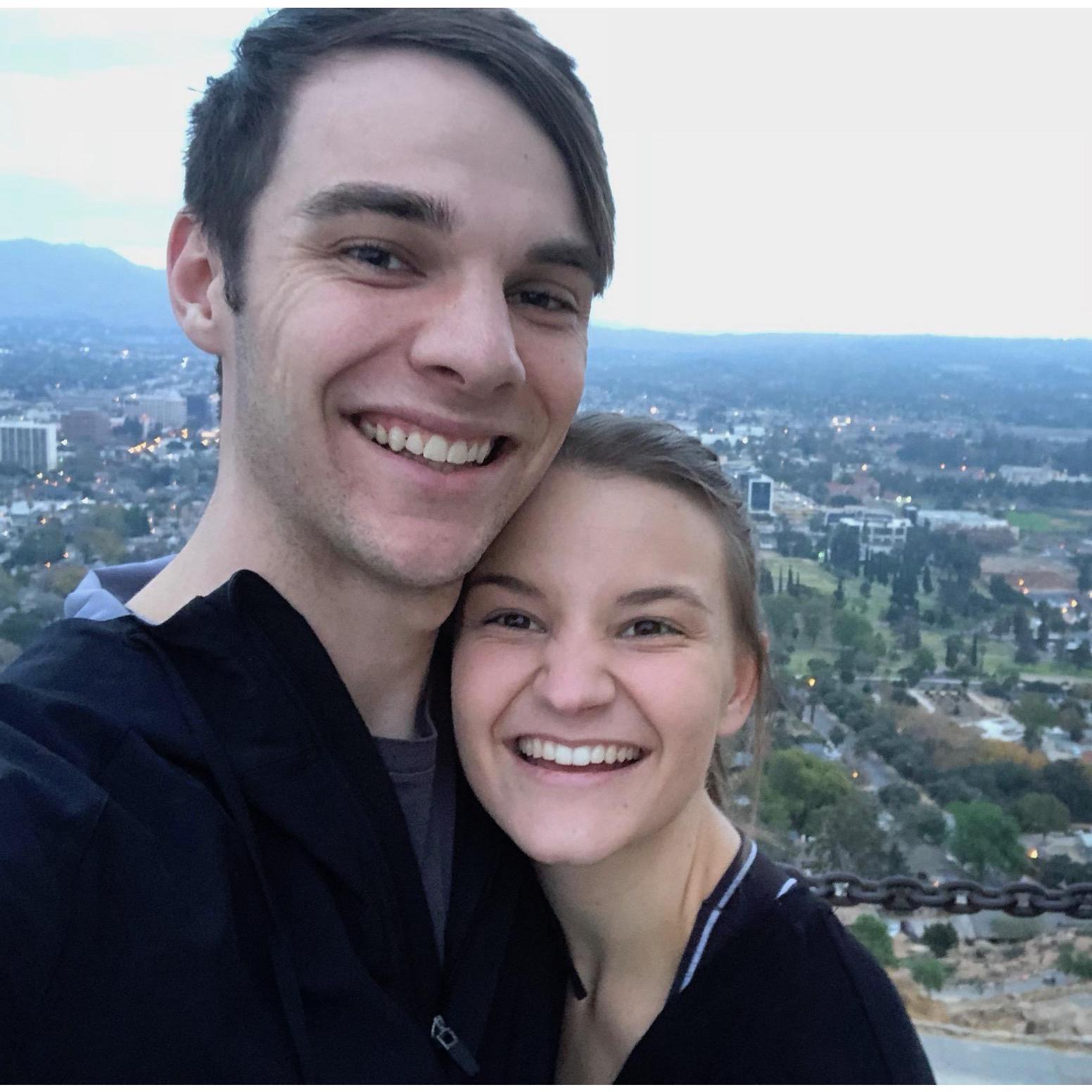 We wouldn't be a real CBU couple if we didn't have a Mt. Rubidoux picture