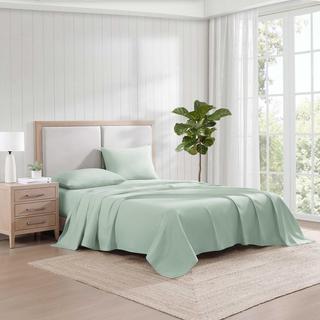 Washed Yarn 4-Piece Sheet Set