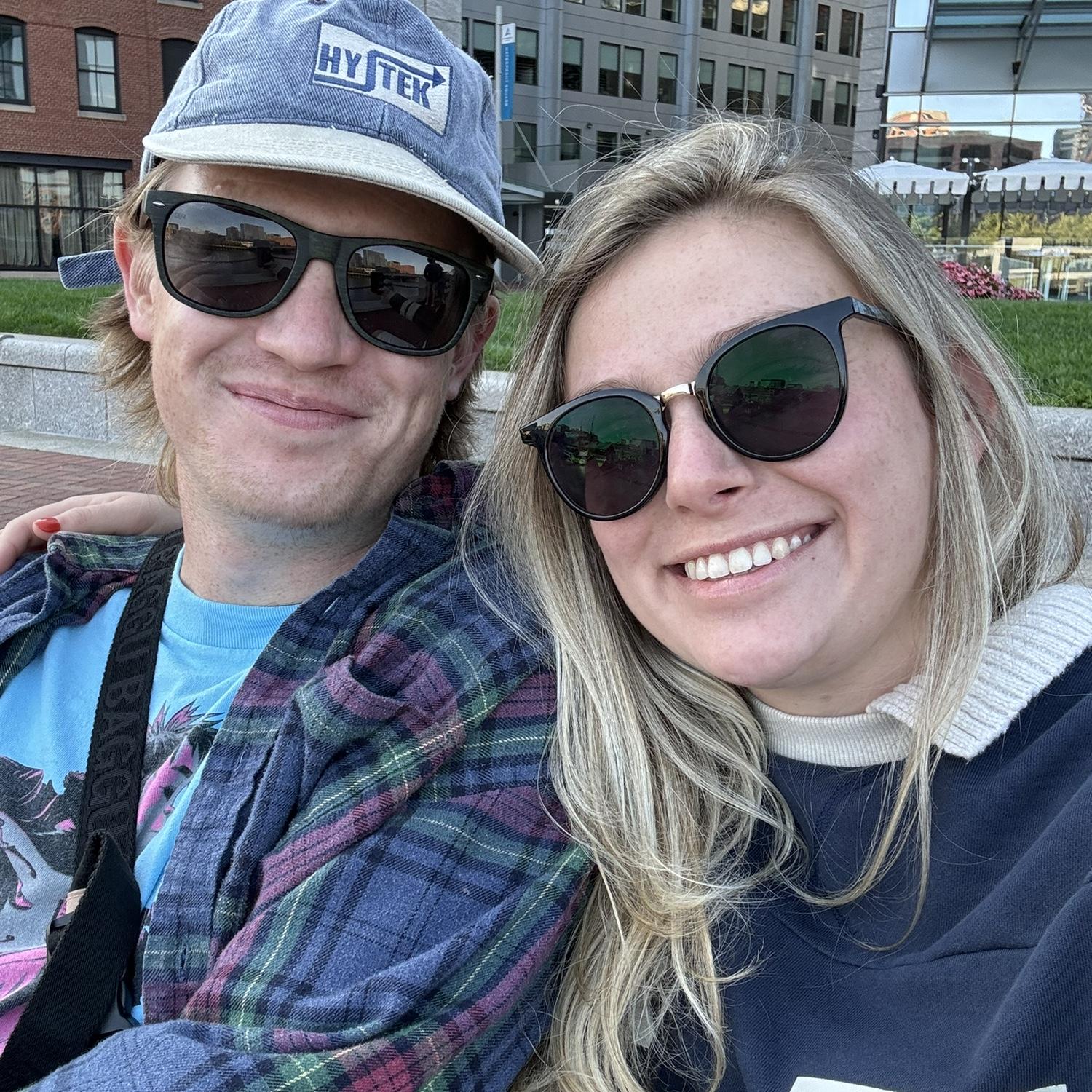 A quick selfie while beep-booping around Boston!