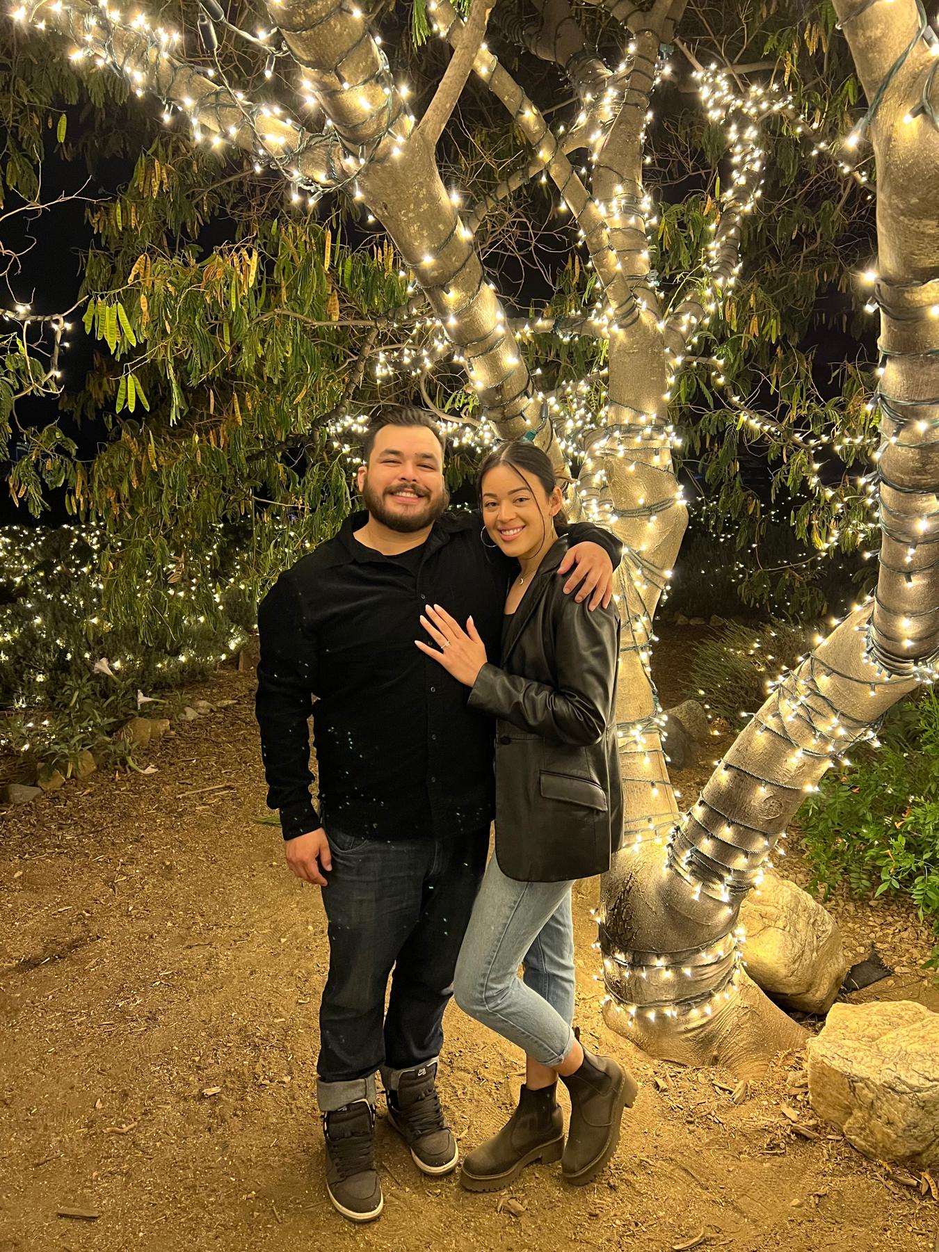After he popped the question❤️❤️