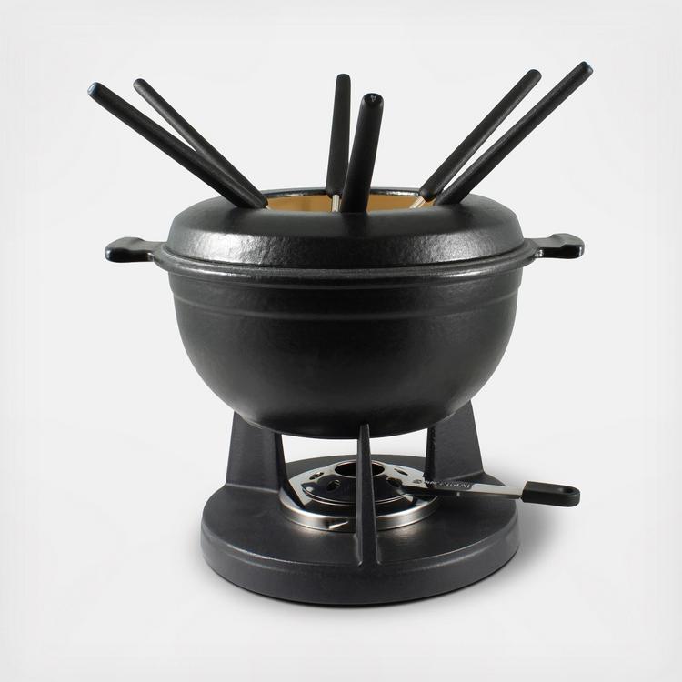 Swissmar 9-Piece Heidi Ceramic Fondue Set