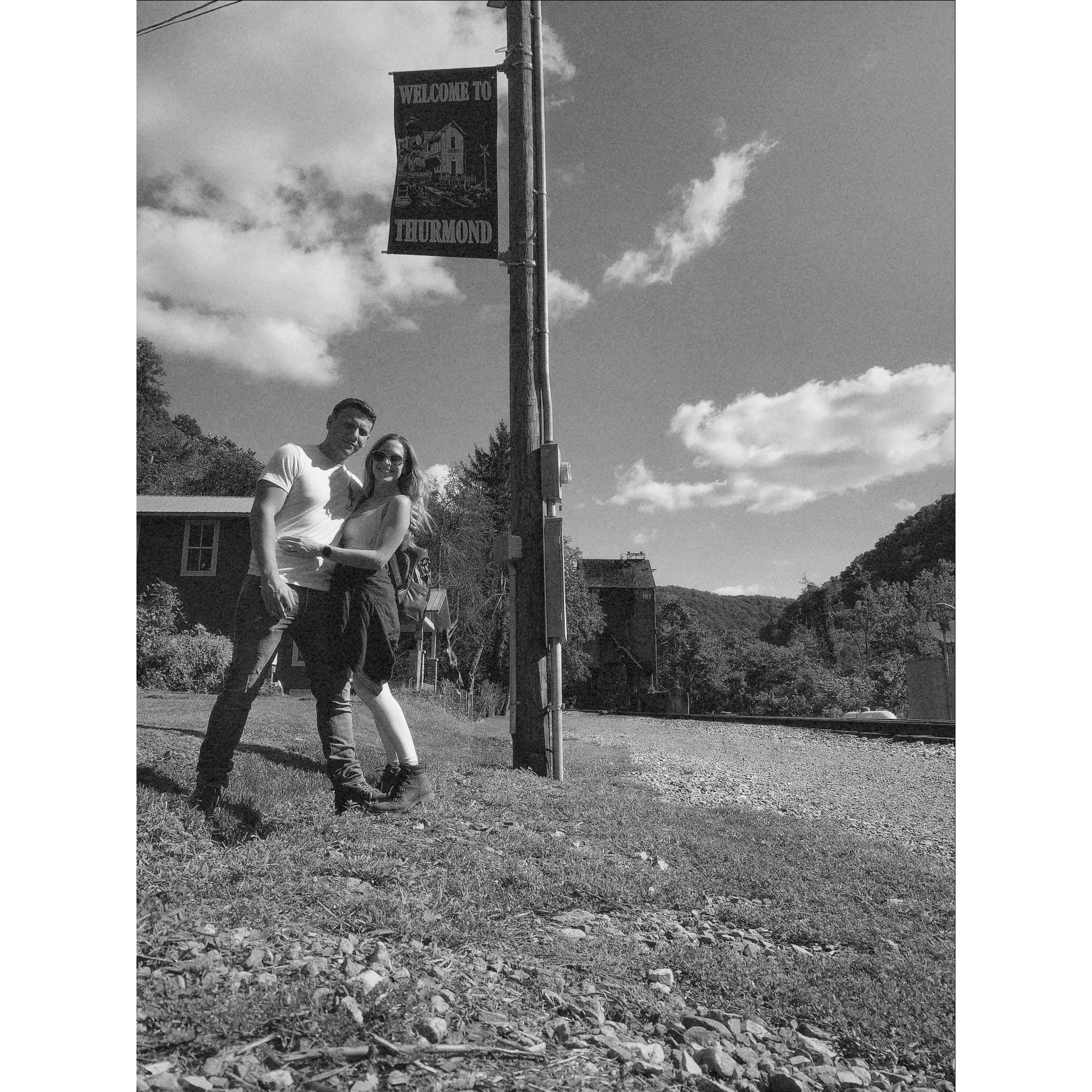 Visiting the abandoned town of Thurmond West Virginia.