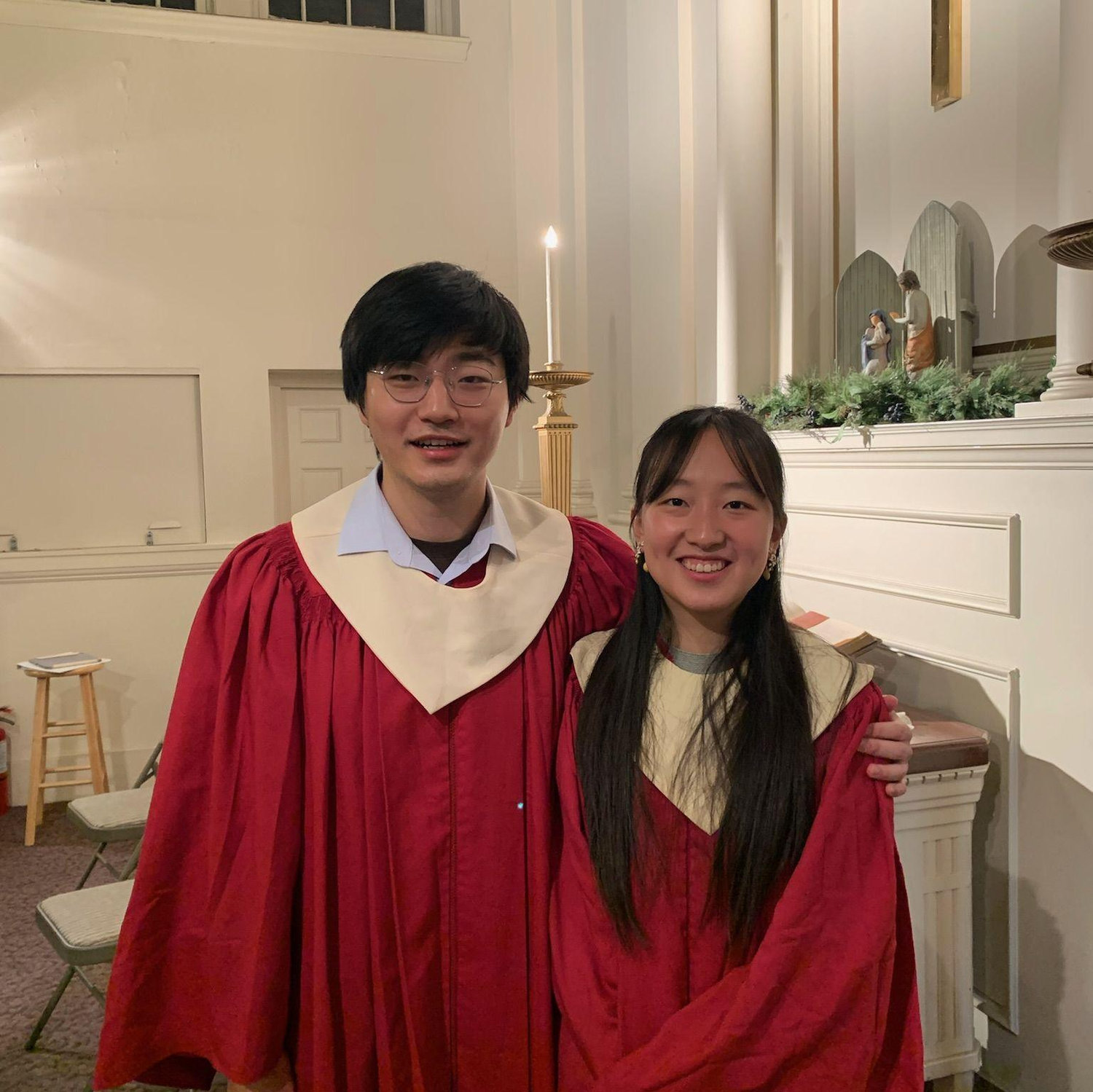 Together at choir for Christmas