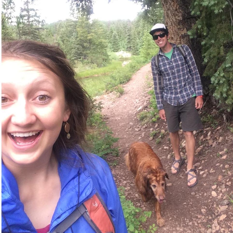 A journey for a spud lake swim with Maya