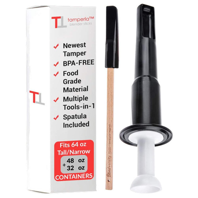 Tamper Compatible with Vitamix 64 oz Container Plunger accelerator Classic Vita-Mix [ NEW - Patented ] Blender Accessories