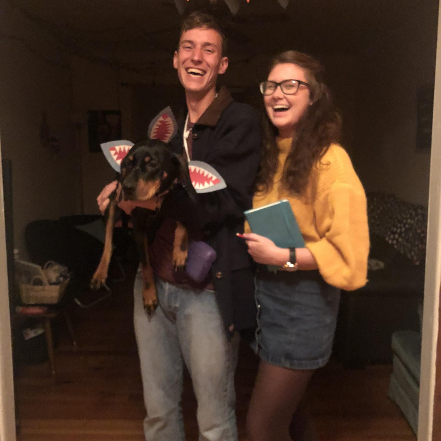 Nibbler was not a fan of her Demogorgon costume, but at least we got one cute photo out of it!
