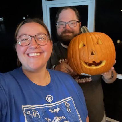 Our first Halloween with our pumpkin child Pequeno - October 2025