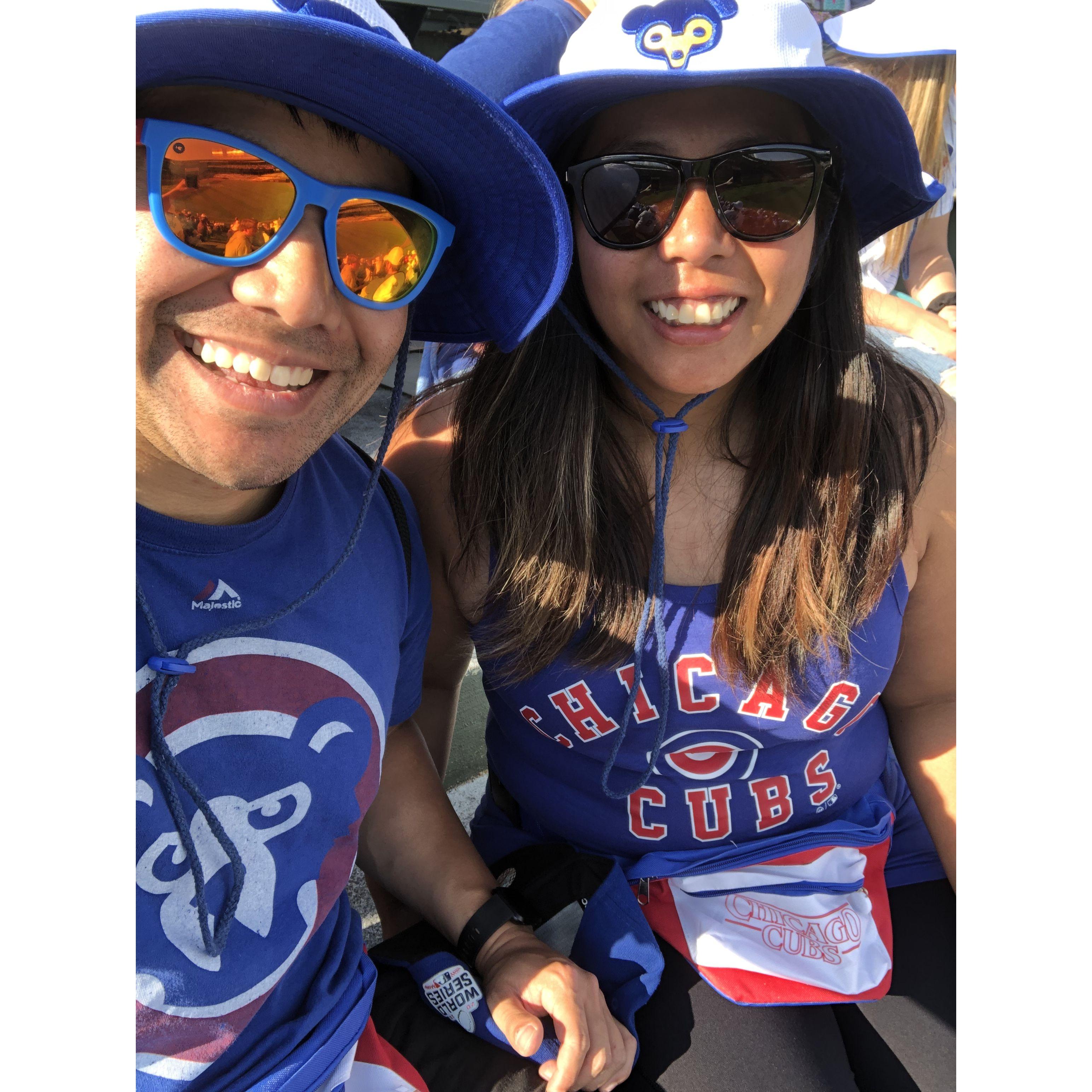 Sometime in June 2019 when we kept going to Cubs games to get more giveaways.