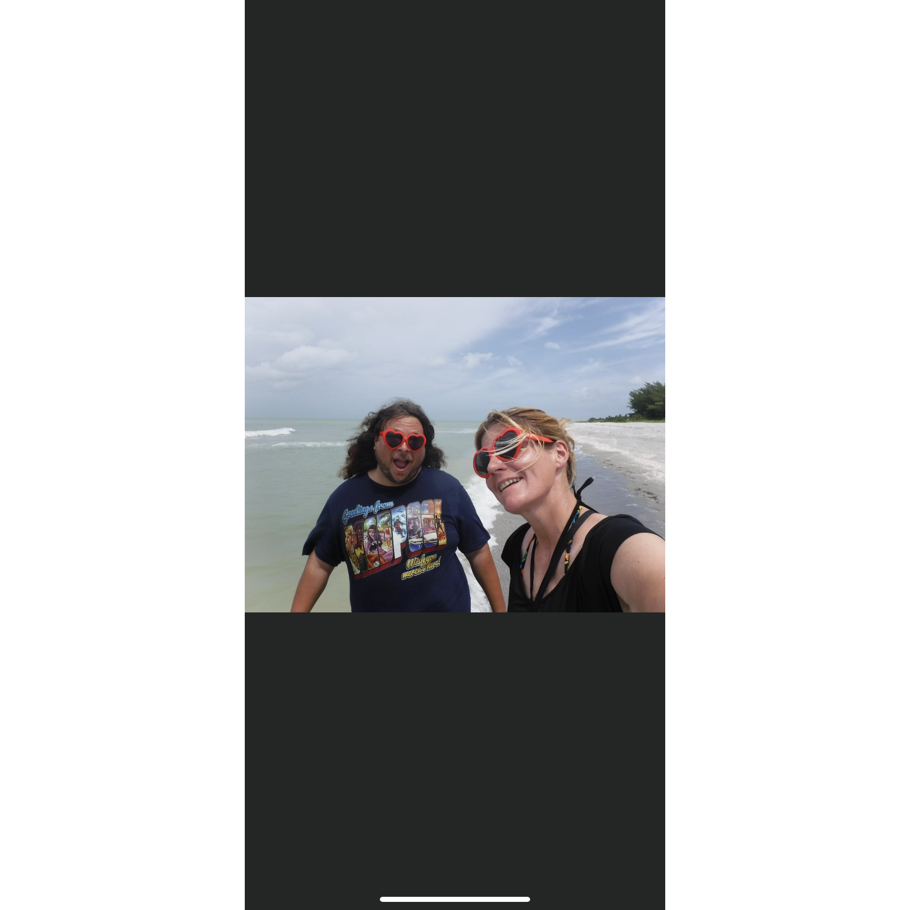 We love beach walks!