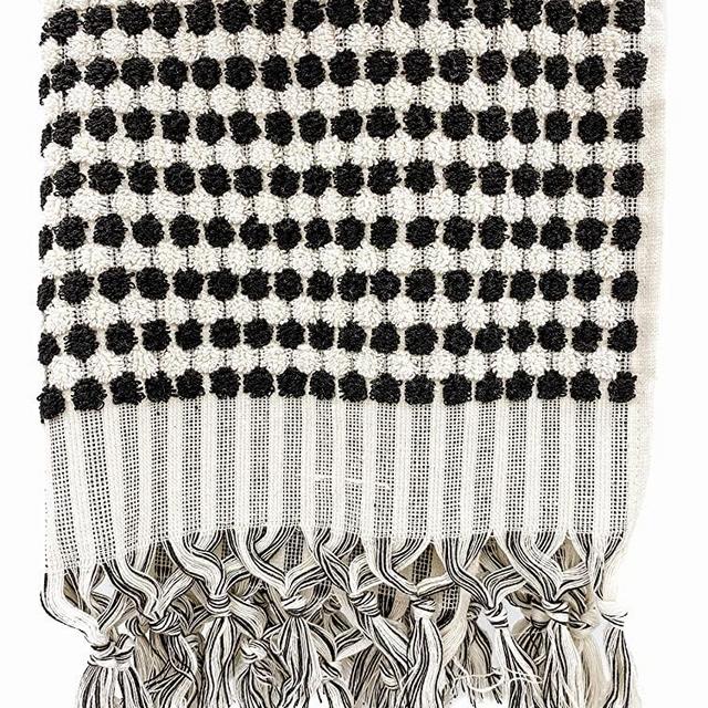Organic Turkish Cotton Hand Towels for Bathroom | 17 x 35 Inches | Soft Plush Fluffy Highly Absorbent Towels for Kitchen, Hand ,Face and Spa (Black)