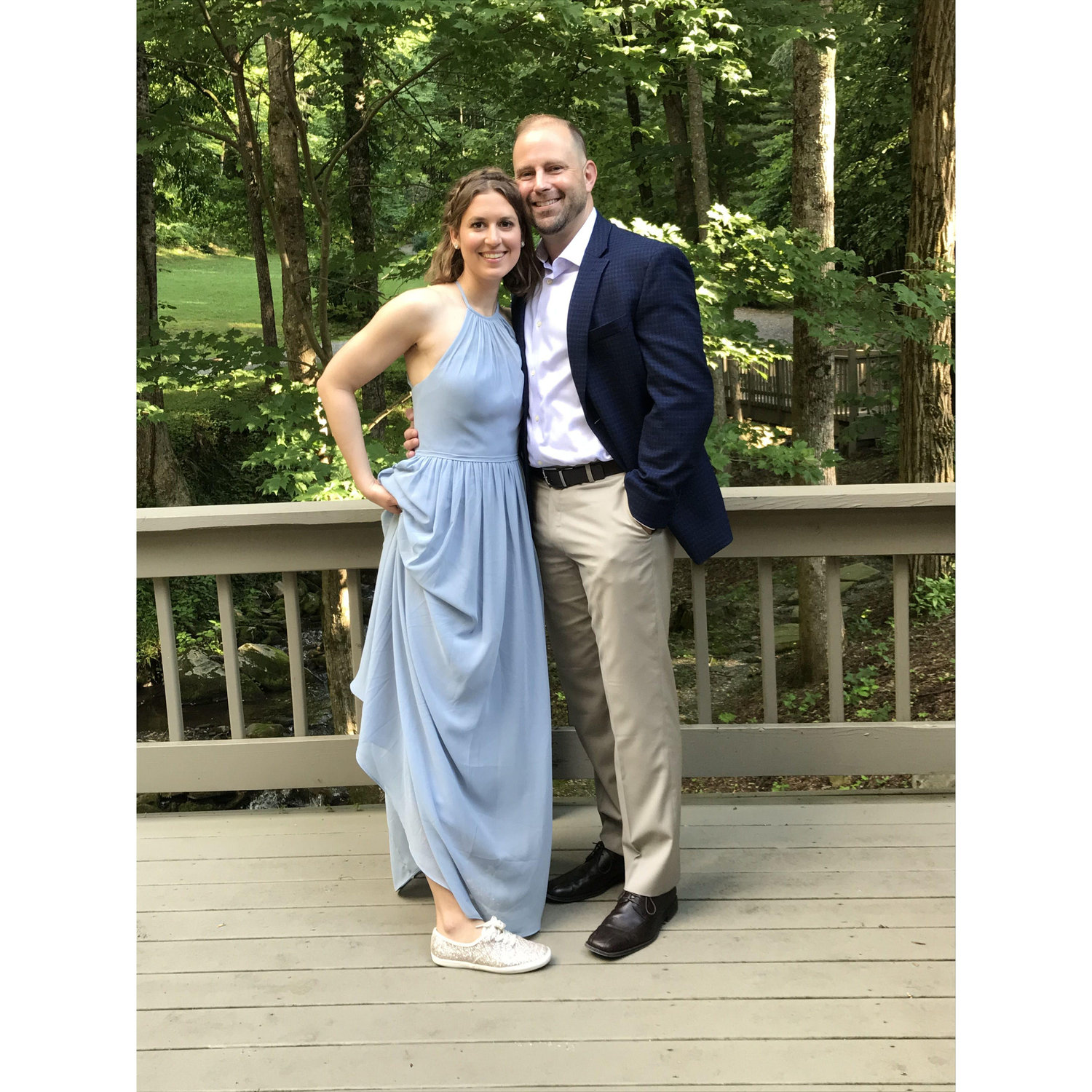 Lynsi and Mike's wedding, Josh's first REAL opportunity to spend time with the family (he passed the test).
