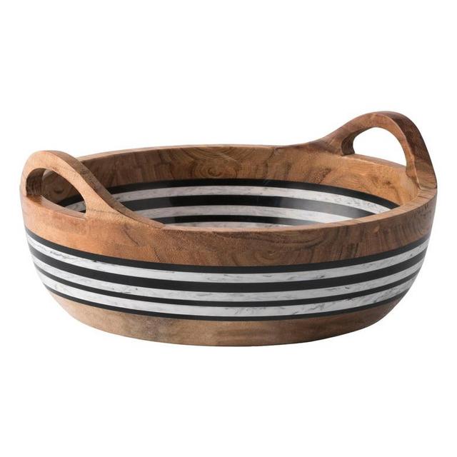 Stonewood Stripe Round Serving Bowl