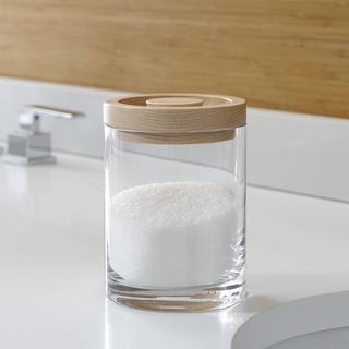 Ola Wood Lid Glass Canister