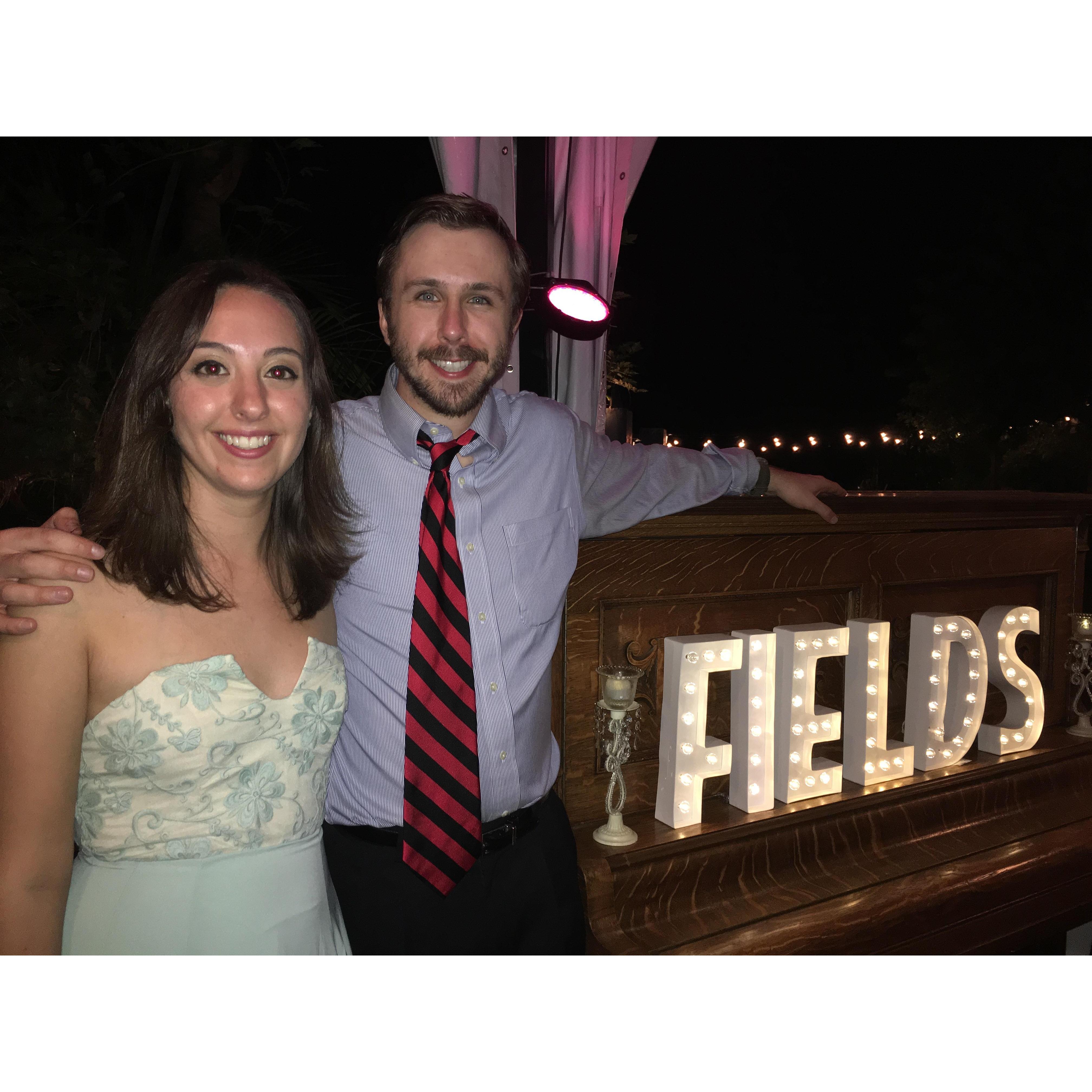 At Frank and Lora Field's Wedding, San Diego 2016