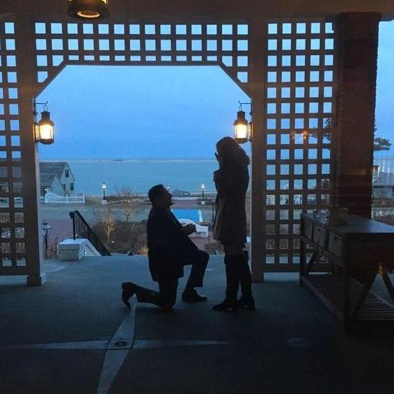 Engagement on March 23, 2018 at Chatham Bars Inn, Cape Cod, MA.
