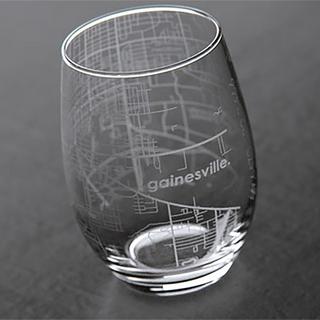 College Town Stemless Wine Glass, Set of 2