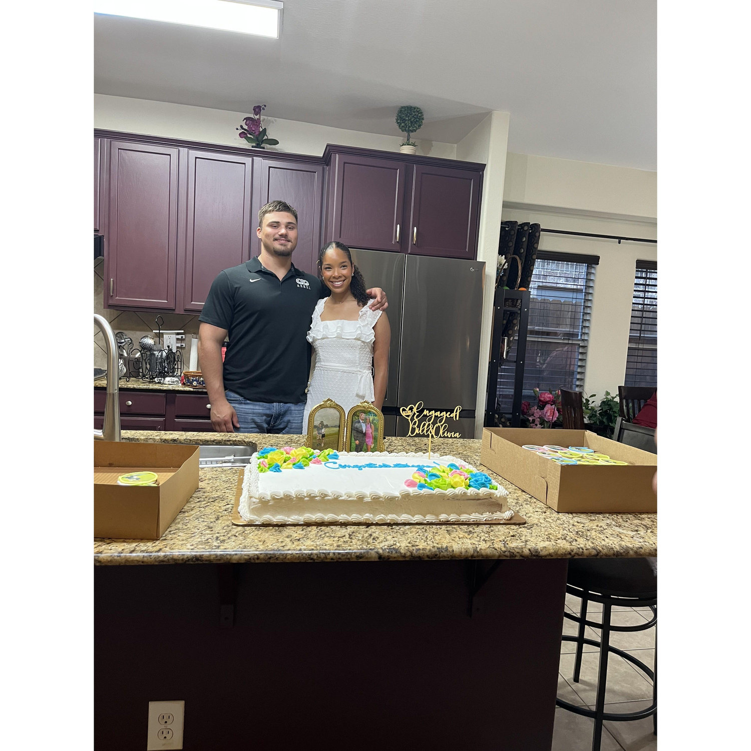 Engagement party — a joyful celebration surrounded by the love and support of family.