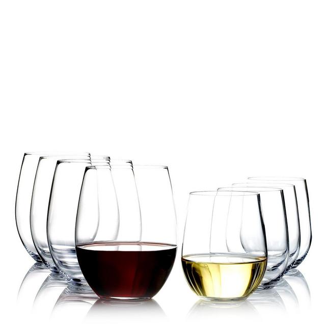 Riedel - O Cabernet & O Chardonnay Wine Glasses, Set of 8