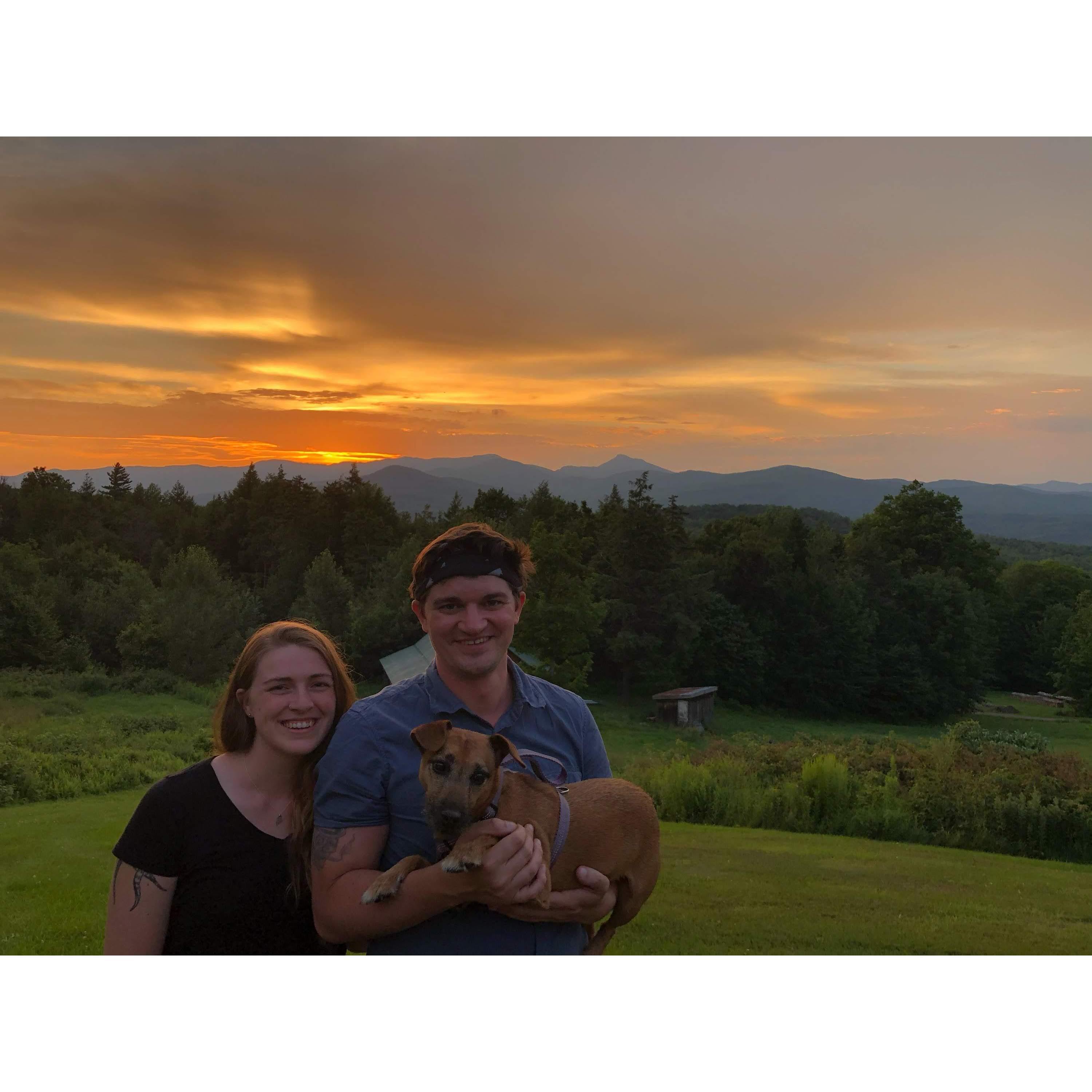 Vermont sunsets.