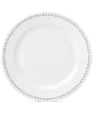 Charlotte Street North Grey Collection Dinner Plate