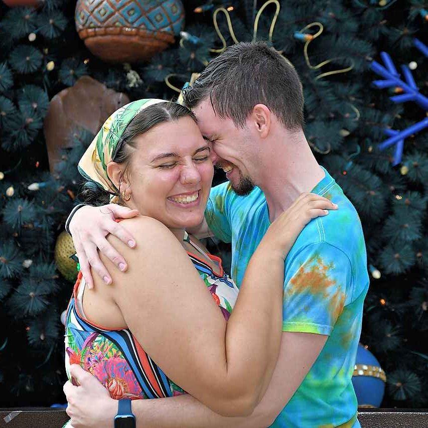 We were soaking wet in this photo... Lexus really loves Kali River Rapids...