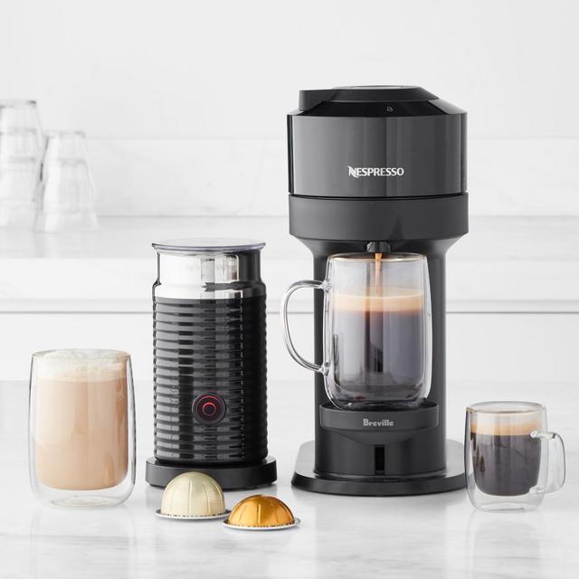 Nespresso Vertuo Next by Breville with Aeroccino, Gloss Black