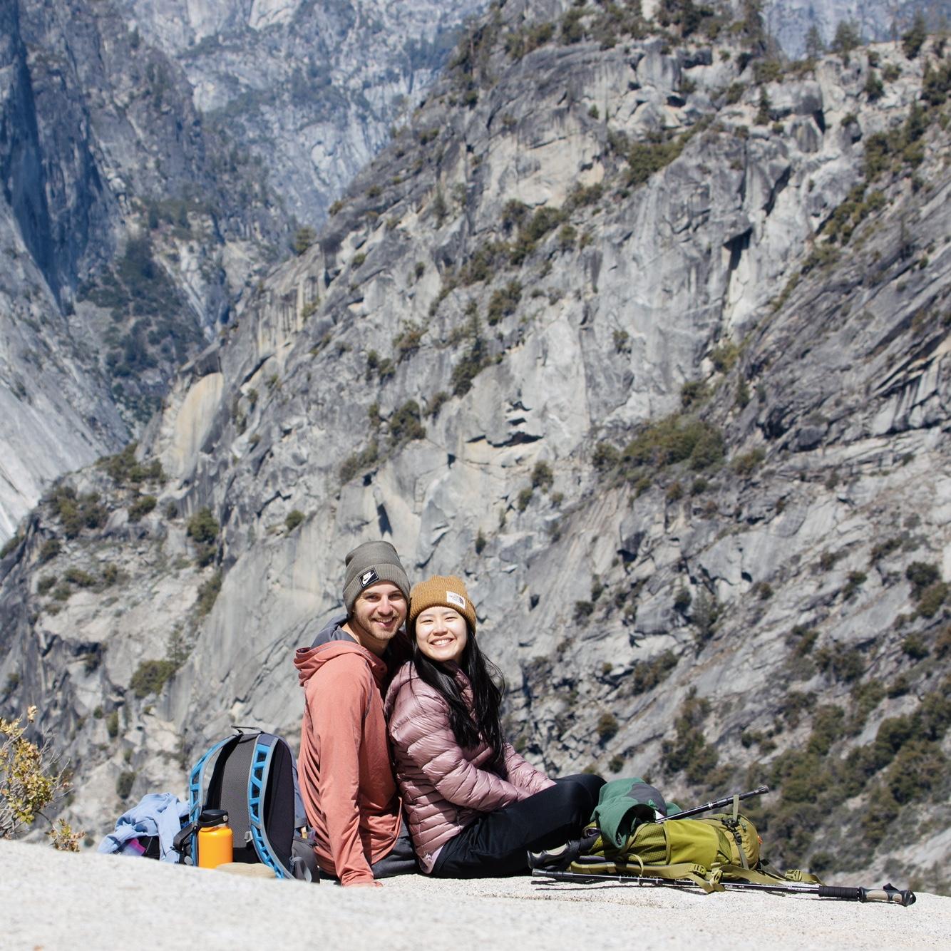 2,000ft of elevation gain later. Nevada Falls, Yosemite