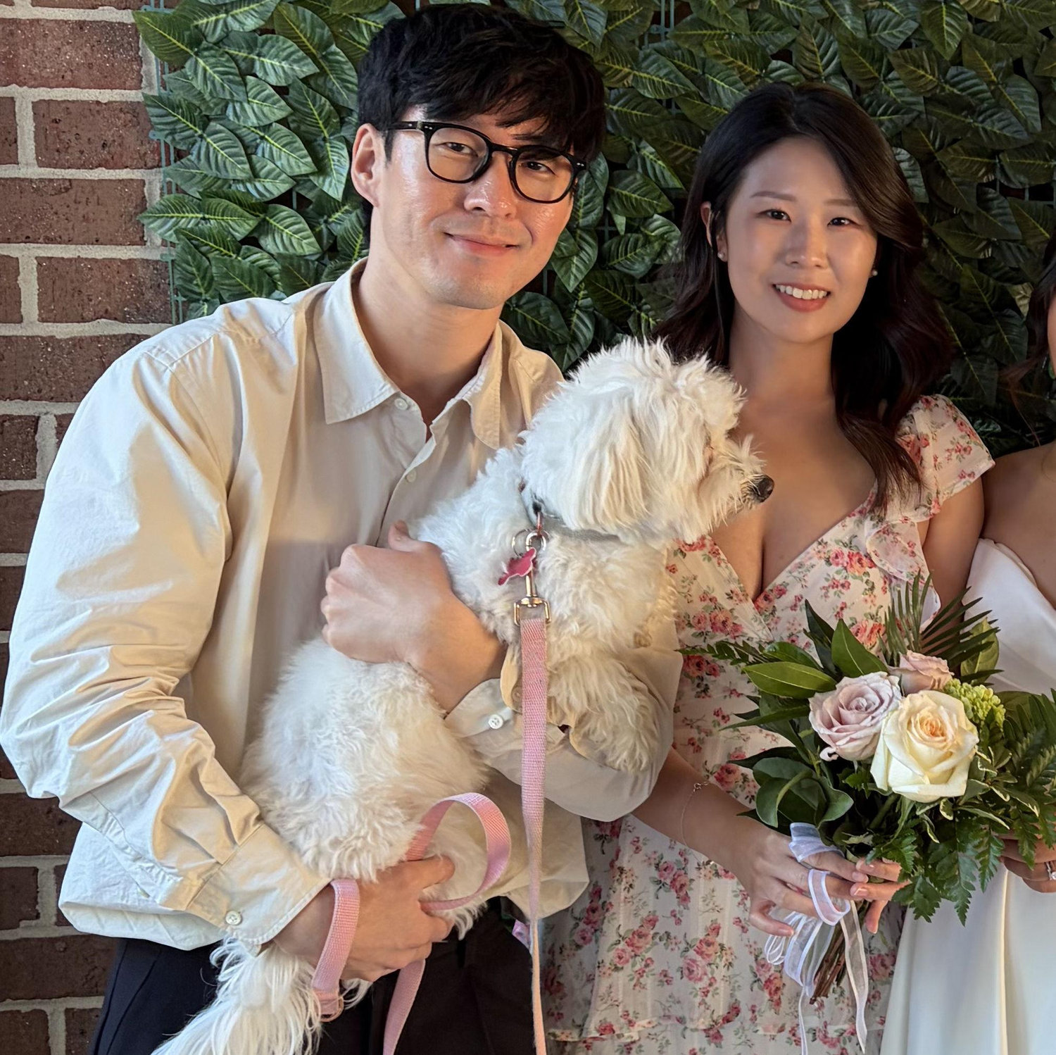 Wedding intern duty complete! 💍✨