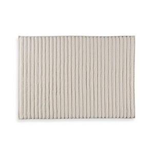 Turkish Ribbed Bath Mat in White