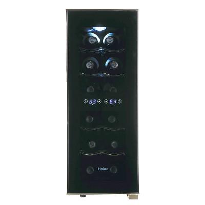 Haier 12 bottle Ultra Quiet Dual Zone wine cellar, Black