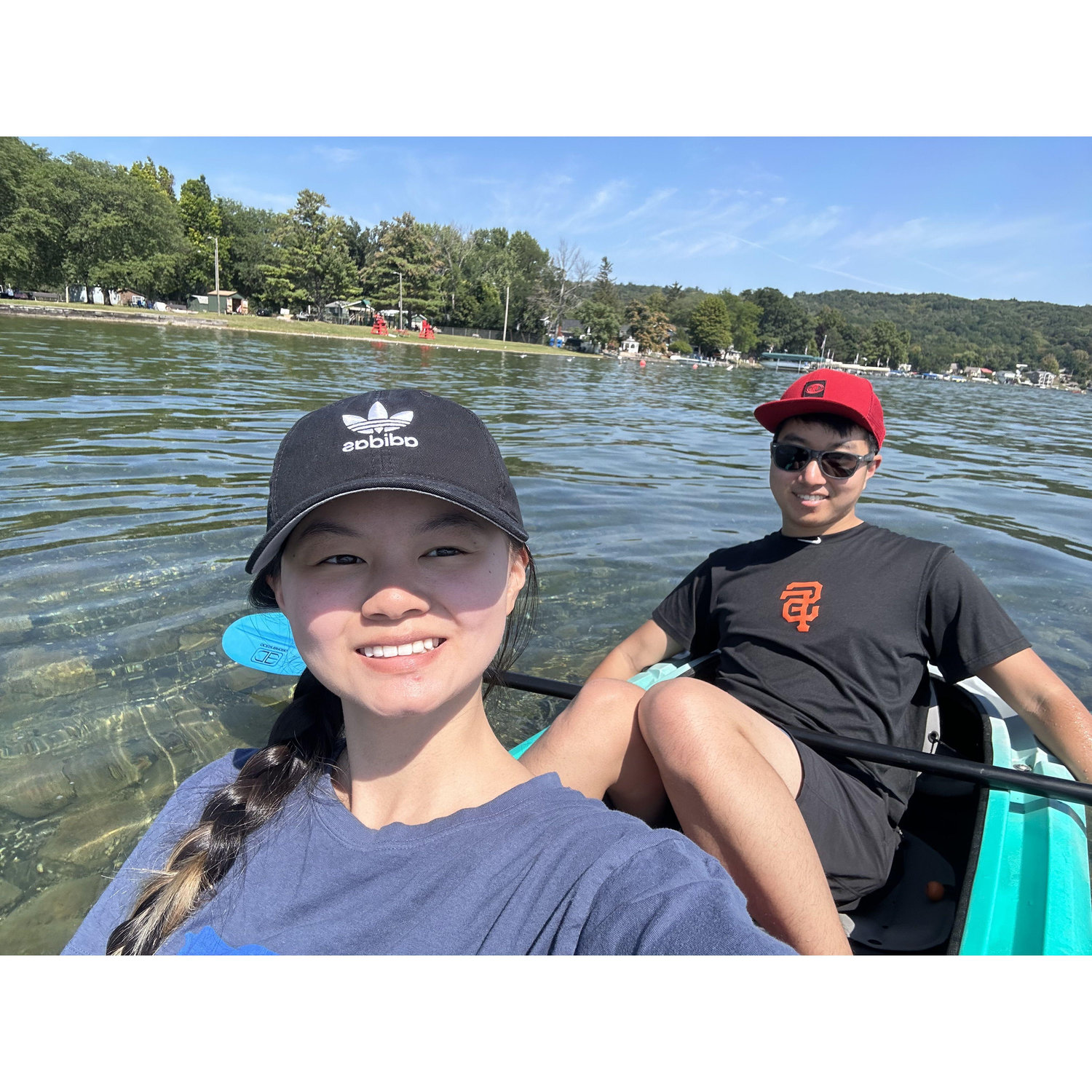 Kayaking at the finger lakes