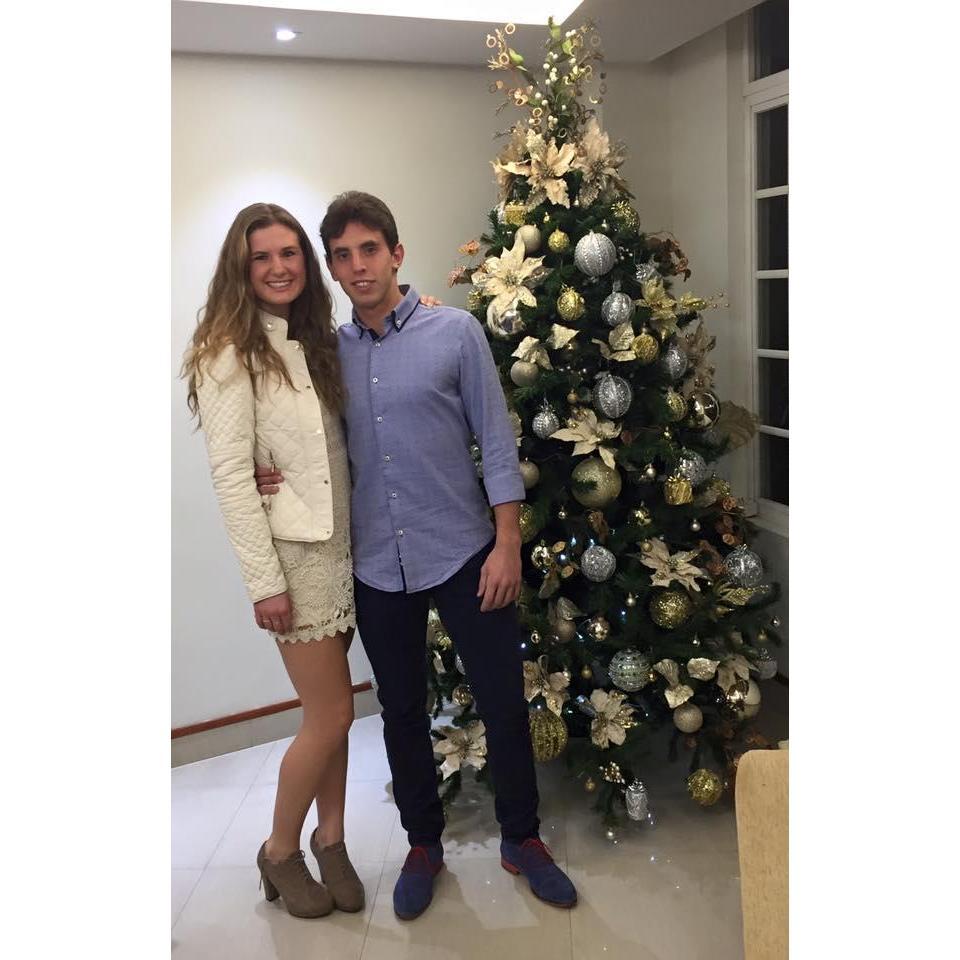 Our first Christmas together in Ecuador in 2015.