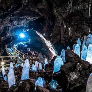 Tour for Two of Vidgelmir Lava Cave