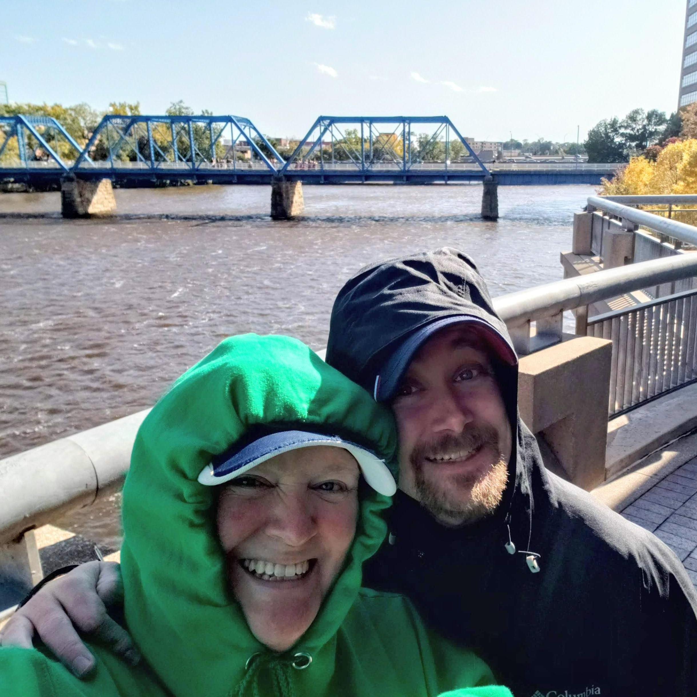 It's the Blue Bridge in Grand Rapids, MI