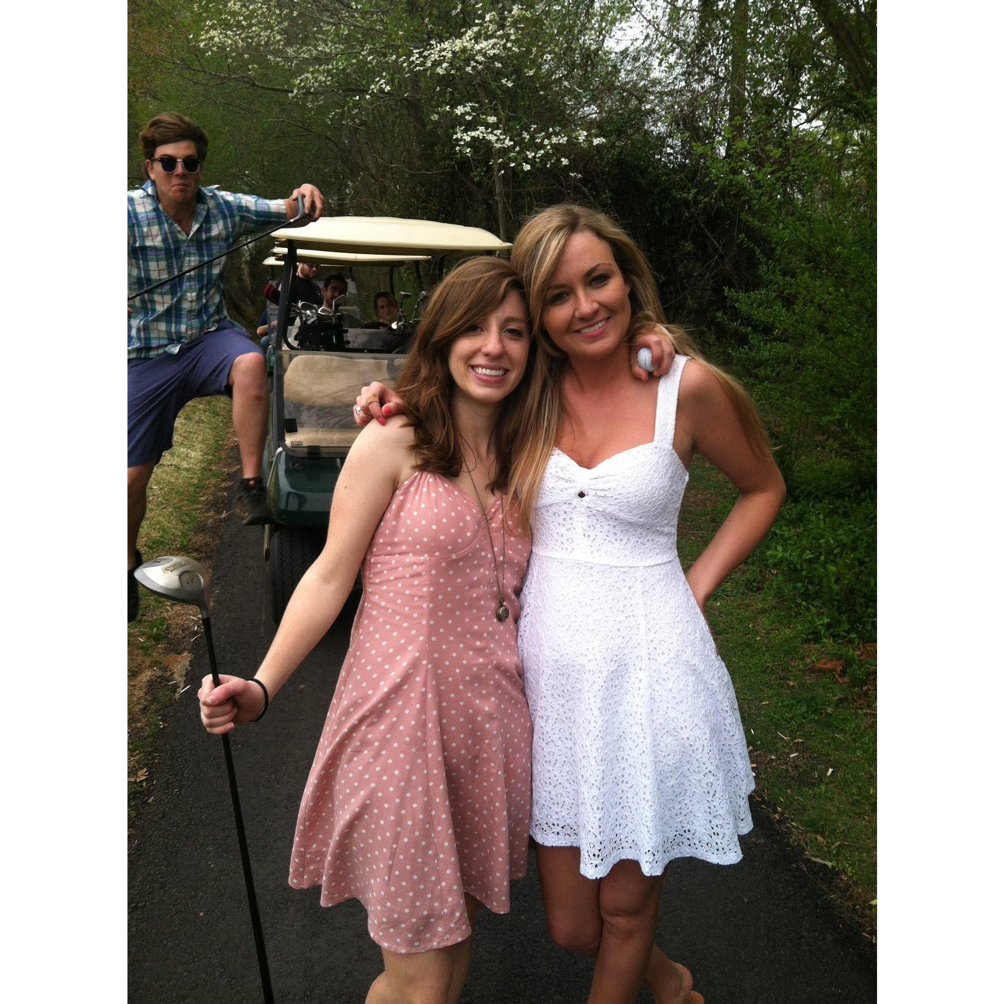 if you look ever-so-closely-you can see Chad in the background. The early days ;)