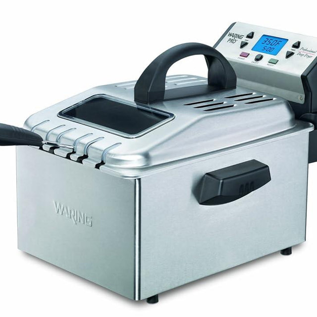 Waring Pro DF280 Professional Deep Fryer, Brushed Stainless [DISCONTINUED]