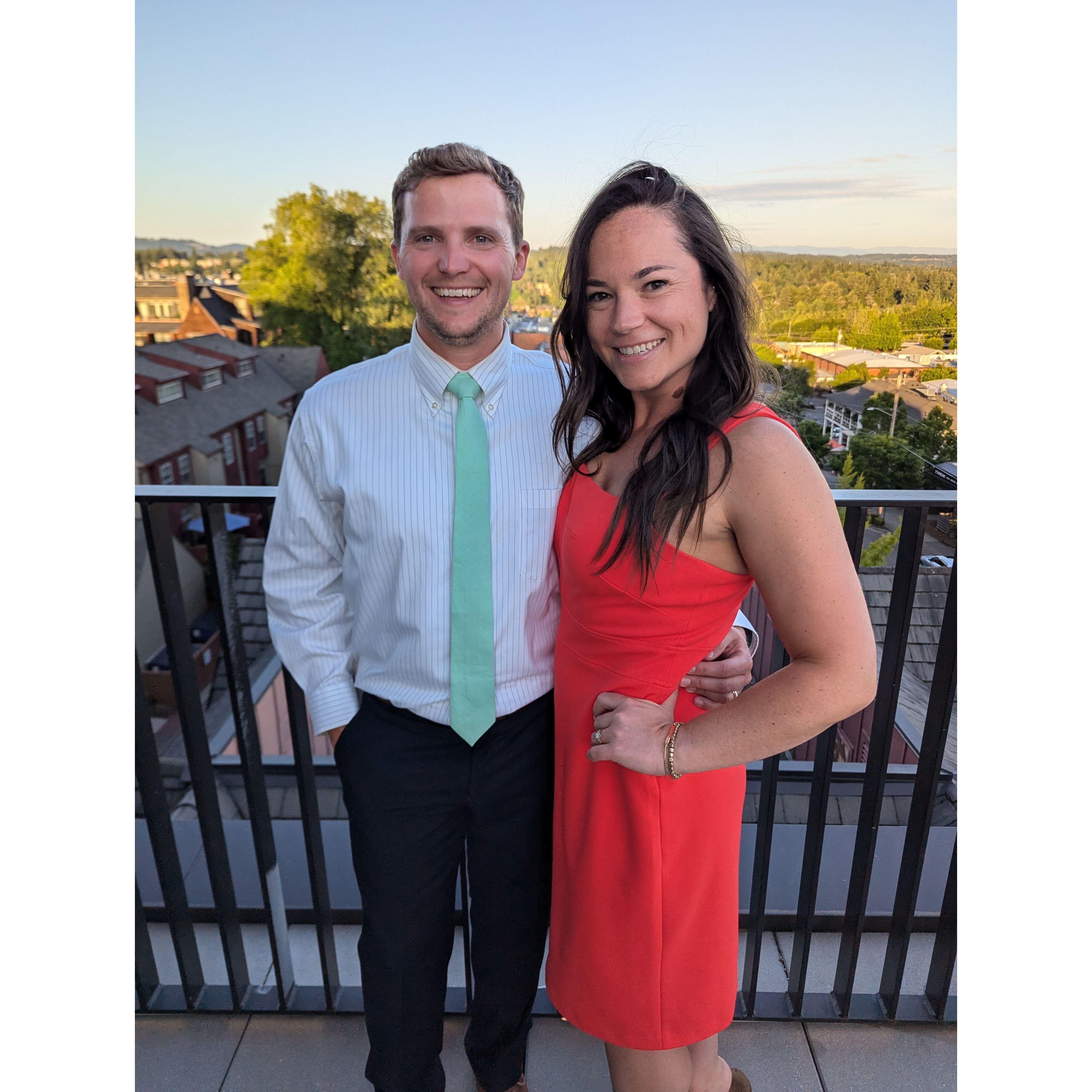 At Will and Bonnie's wedding!