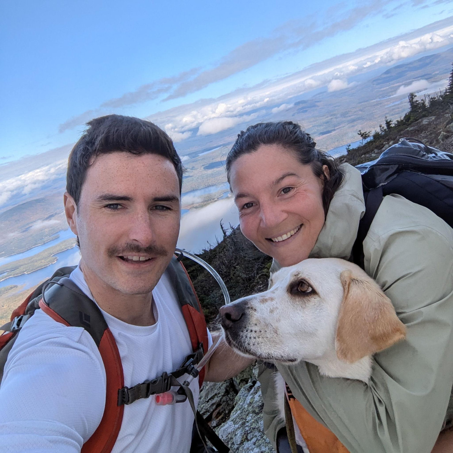 First family hike up Bigelow Mountain