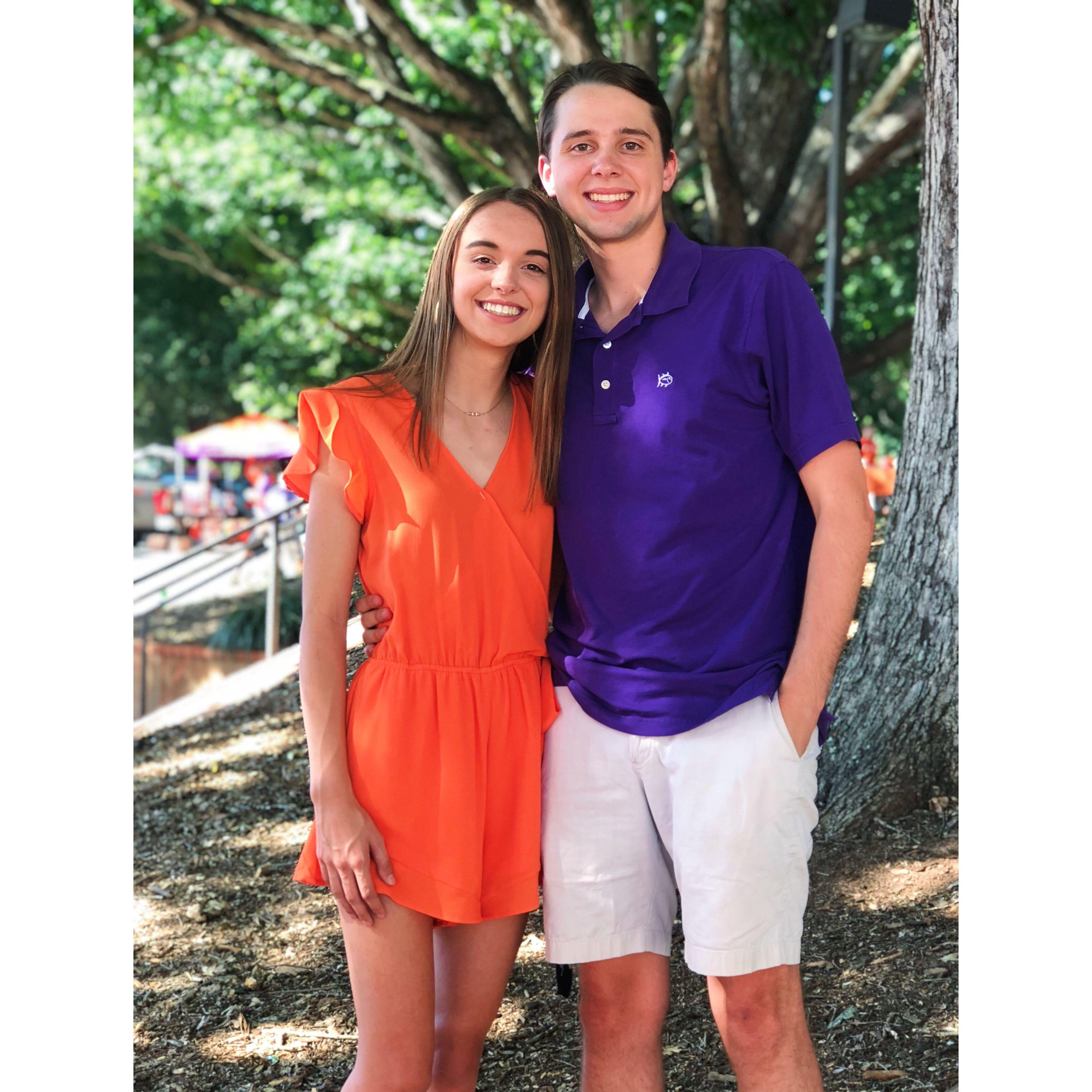 Game day freshman year of college