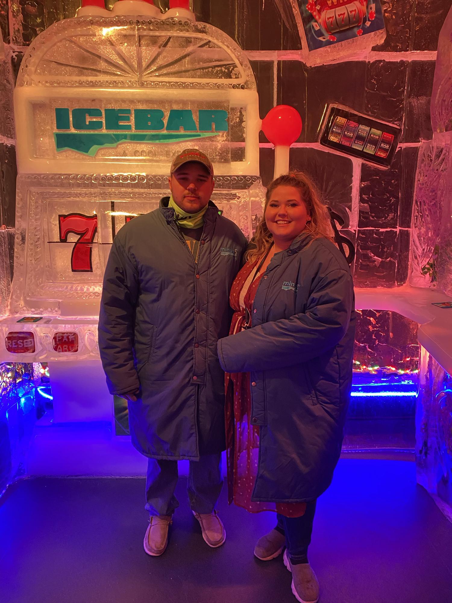 Ice bar in Vegas!