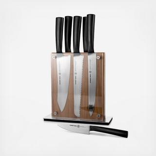 Carbon 6 7-Piece Knife Block Set