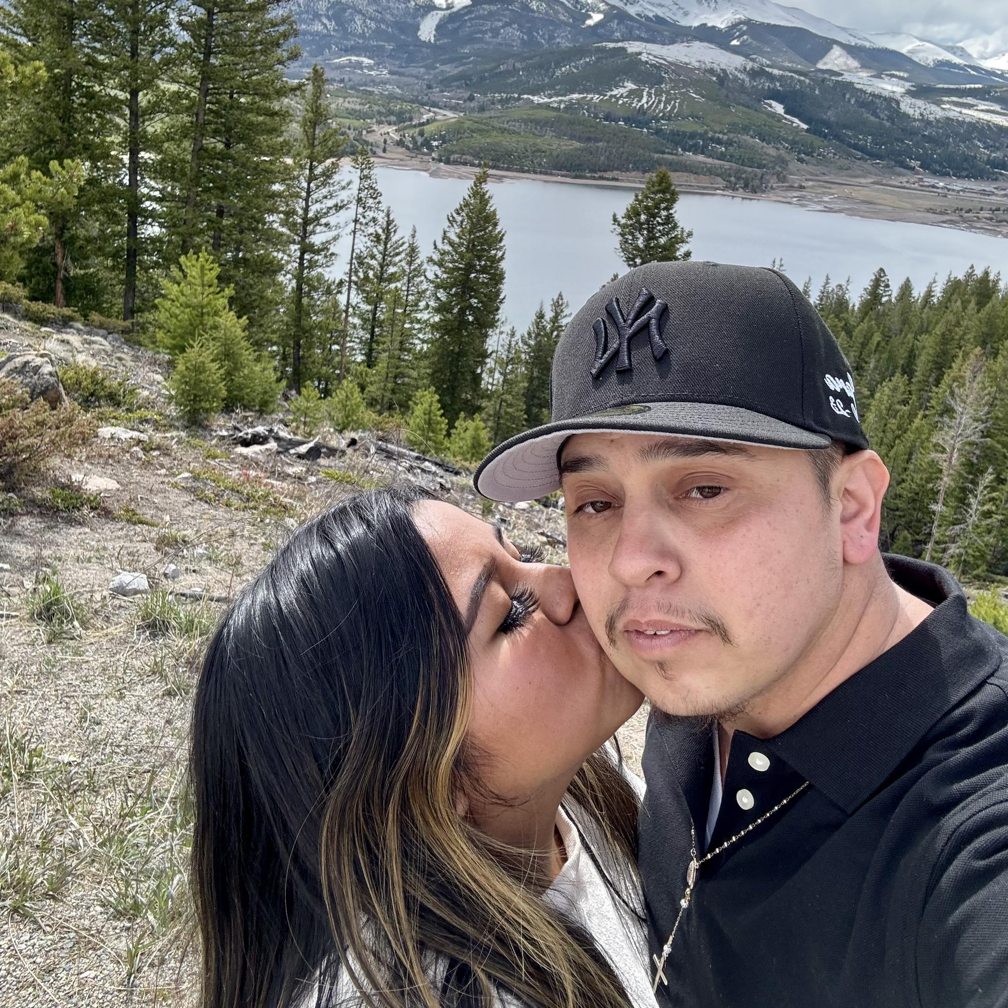 Visiting the place we got engaged at!