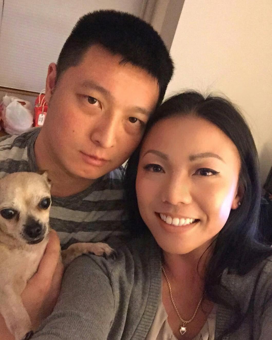 Family photo with Butterscotch.